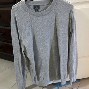 H&M Light Gray Crewneck Sweater